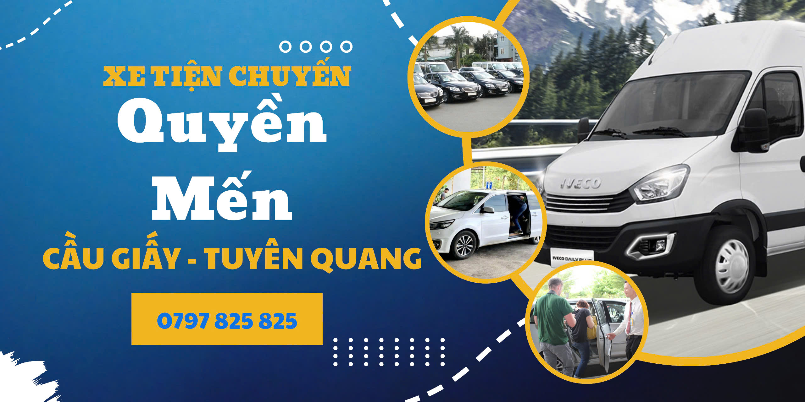 Xe tiện chuyến Cầu Giấy - Tuyên Quang