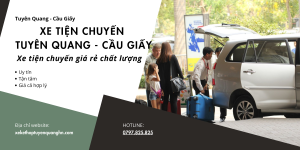 Xe tiện chuyến Tuyên Quang Cầu Giấy